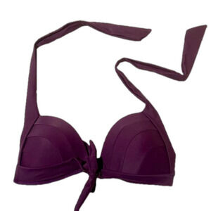 Shekini Purple Bikini Top Small